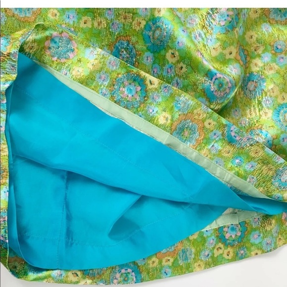 Vintage 1960s maxi dress flower power mod Floral - Picture 8 of 11